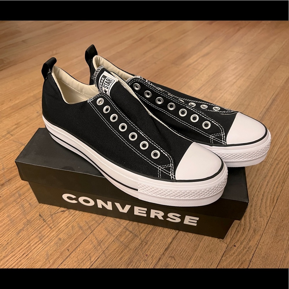 Size 11 Converse Platform Lift Slip On Sneakers